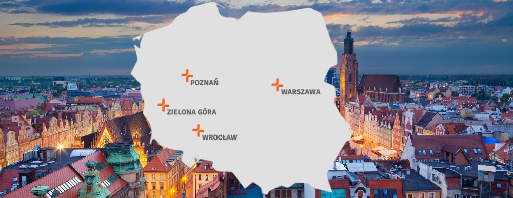 Mapa oddziałów